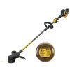 Outdoor Power Tools & Equipment Dewalt String Trimmers | Dewalt Dcst970B-Dwo1Dt802 60V Max Flexvolt Brushless Lithium-Ion Cordless String Trimmer And 0.080 In. X 225 Ft. String Trimmer Line Bundle (Tool Only)