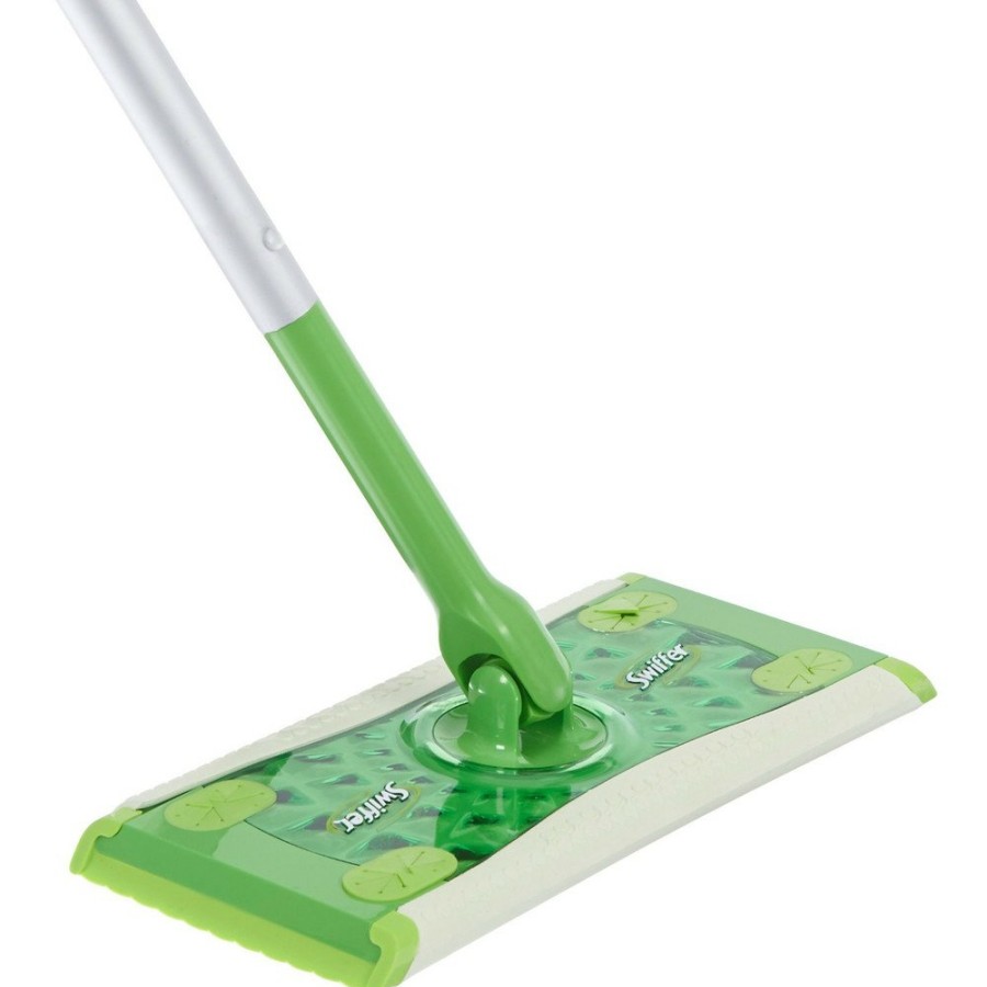 Facility Maintenance & Supplies Swiffer Cleaning Tools | Swiffer 09060Ct 46 In. Sweeper Mop - Green/Silver/White (3/Carton)