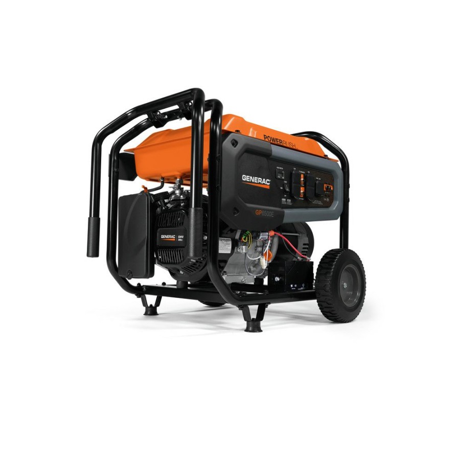 Power Generators Generac | Generac 7682 Gp6500E 6,500 Watt Portable Generator With Electric Start