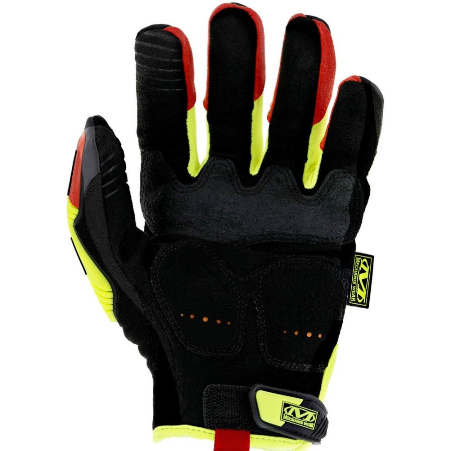 Safety Equipment Mechanix Wear | Mechanix Wear Smp-X91-008 360 Gloves Hi-Viz M-Pact D4 - Small, Fluorescent Yellow