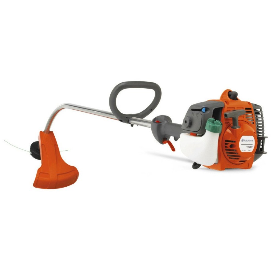 Outdoor Power Tools & Equipment Husqvarna String Trimmers | Factory Reconditioned Husqvarna 128Cd 28Cc Gas 17 In. Curved Shaft String Trimmer