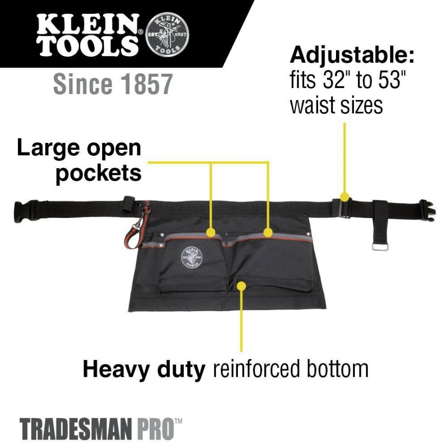 Tool Storage Klein Tools | Klein Tools 5244 Tradesman Pro Tool Pouch Apron