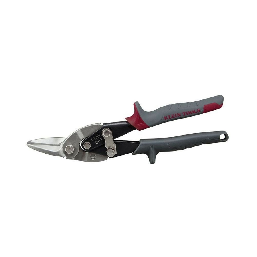 Hand Tools Klein Tools Snips | Klein Tools 1200L Left Curvature Aviation Snips With Wire Cutter