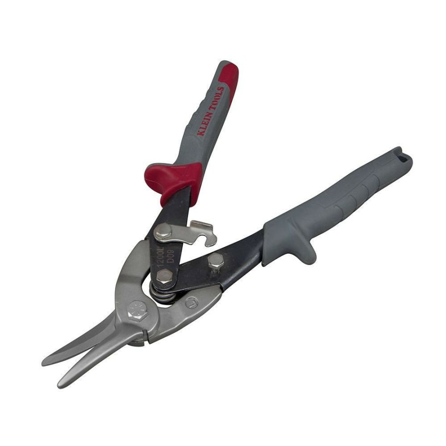 Hand Tools Klein Tools Snips | Klein Tools 1200L Left Curvature Aviation Snips With Wire Cutter