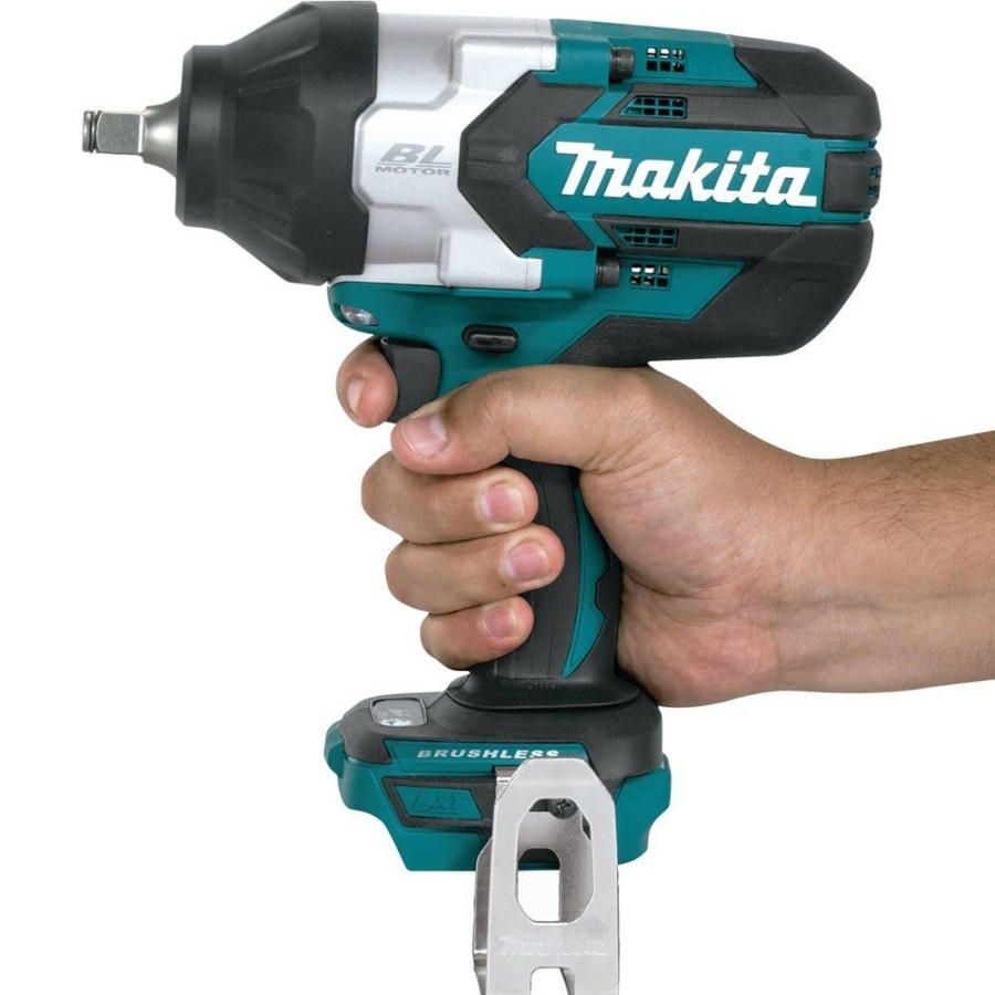 Power Tools Makita | Makita Xwt08Z 18V Lxt Lithium-Ion Brushless High Torque 1/2 In. Square Drive Impact Wrench (Tool Only)