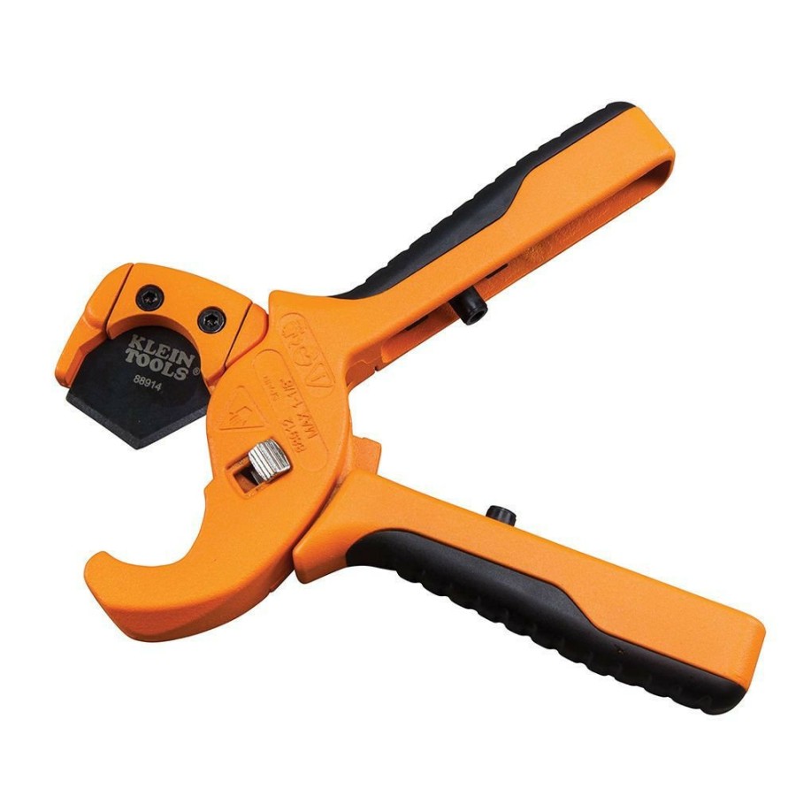 Plumbing And Drain Cleaning Klein Tools | Klein Tools 88912 Pvc And Multilayer Tubing Cutter