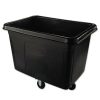 Facility Maintenance & Supplies Rubbermaid Commercial | Rubbermaid Commercial Fg461400Bla 500 Lbs. Capacity 105 Gallon Plastic Cube Truck - Black