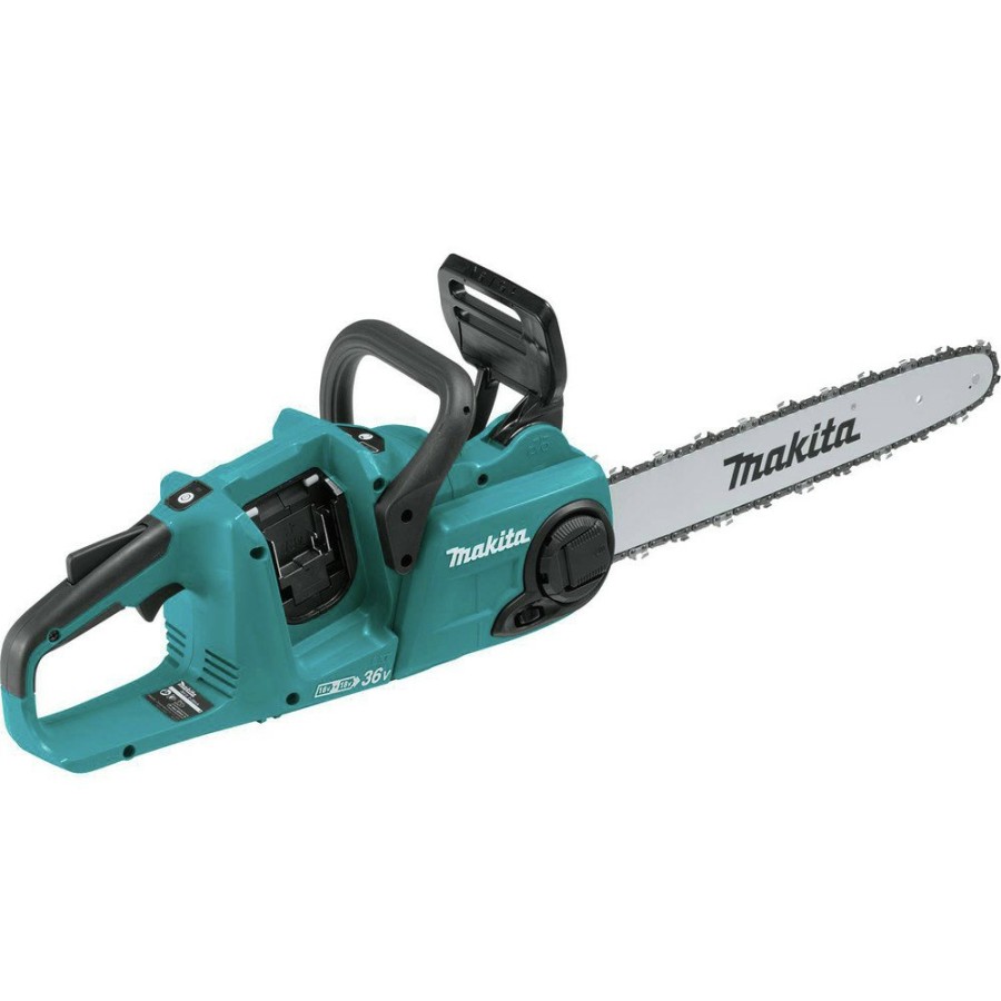 Outdoor Power Tools & Equipment Makita | Makita Xcu04Cm 18V X2 (36V) Lxt Brushless Lithium-Ion 16 In. Cordless Chainsaw Kit With 2 Batteries (4 Ah)