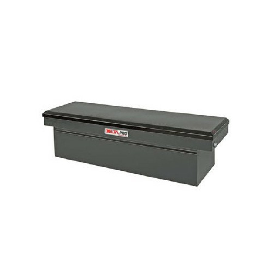 Automotive Delta Crossovers Truck Boxes | Delta Psc1457002 Steel Single Lid Deep & Extra-Wide Full-Size Crossover Truck Box (Black)