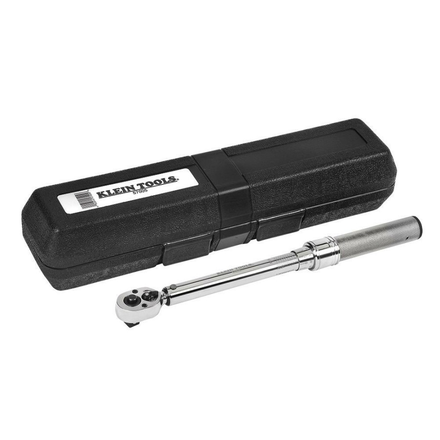 Hand Tools Klein Tools Torque Wrenches | Klein Tools 57005 3/8 In. Torque Wrench Square Drive