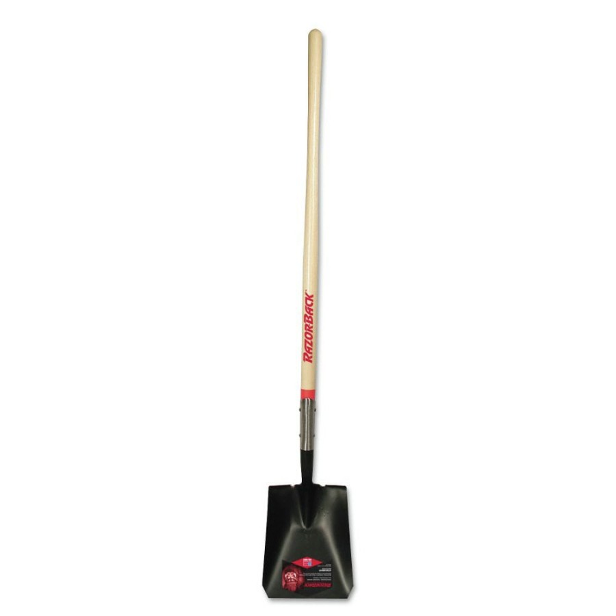 Outdoor Power Tools & Equipment Union Tools Shovels And Trowels | Union Tools 44124 9.5 In. X 12 In. Blade Square Transfer Shovel With 48 In. Straight White Ash Handle