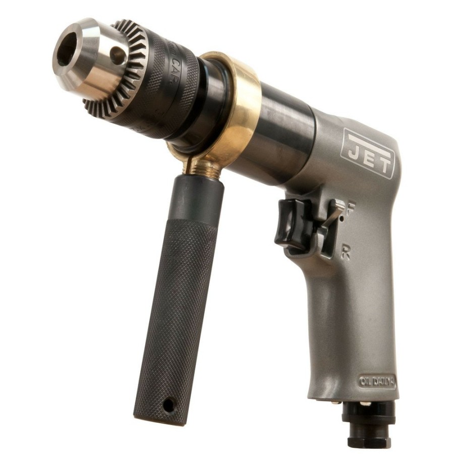 Air Tools And Equipment JET Air Drills | Jet Jat-601 R6 1/2 In. Standard Reversible Air Drill