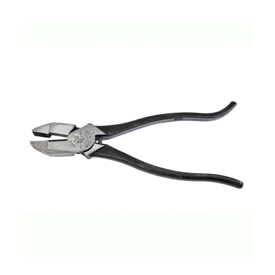 Hand Tools Klein Tools | Klein Tools 213-9St Rebar Work Pliers With Plain Handle