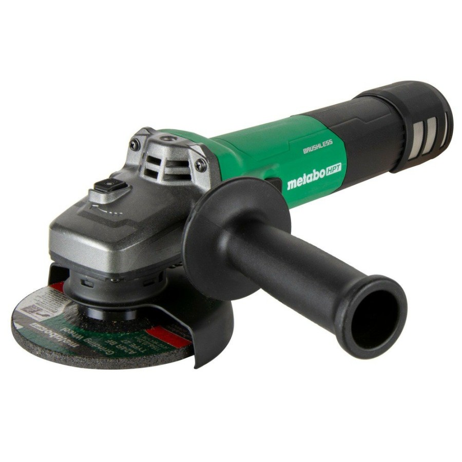 Power Tools Metabo HPT Angle Grinders | Metabo Hpt G12Ve2M 120V 12 Amp Ac Brushless Variable Speed 4-1/2 In. Corded Angle Grinder