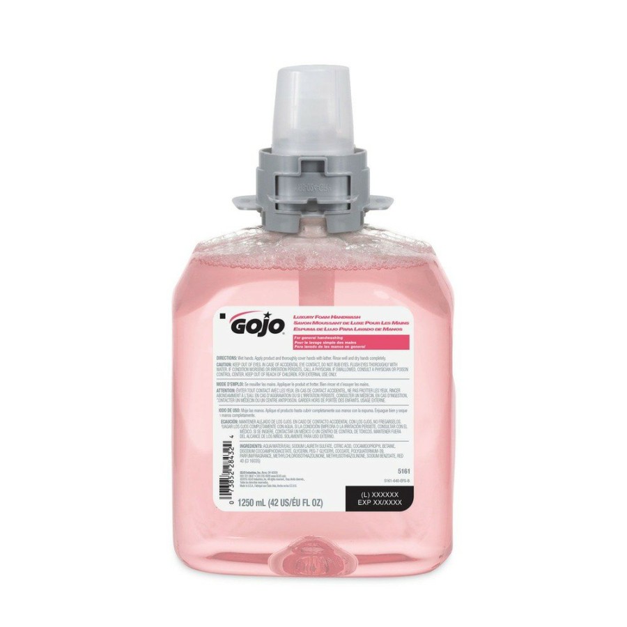 Facility Maintenance & Supplies GOJO Industries Hand Soaps | Gojo Industries 5161-04 1250 Ml Pump Cranberry Fmx-12 Luxury Foam Hand Wash