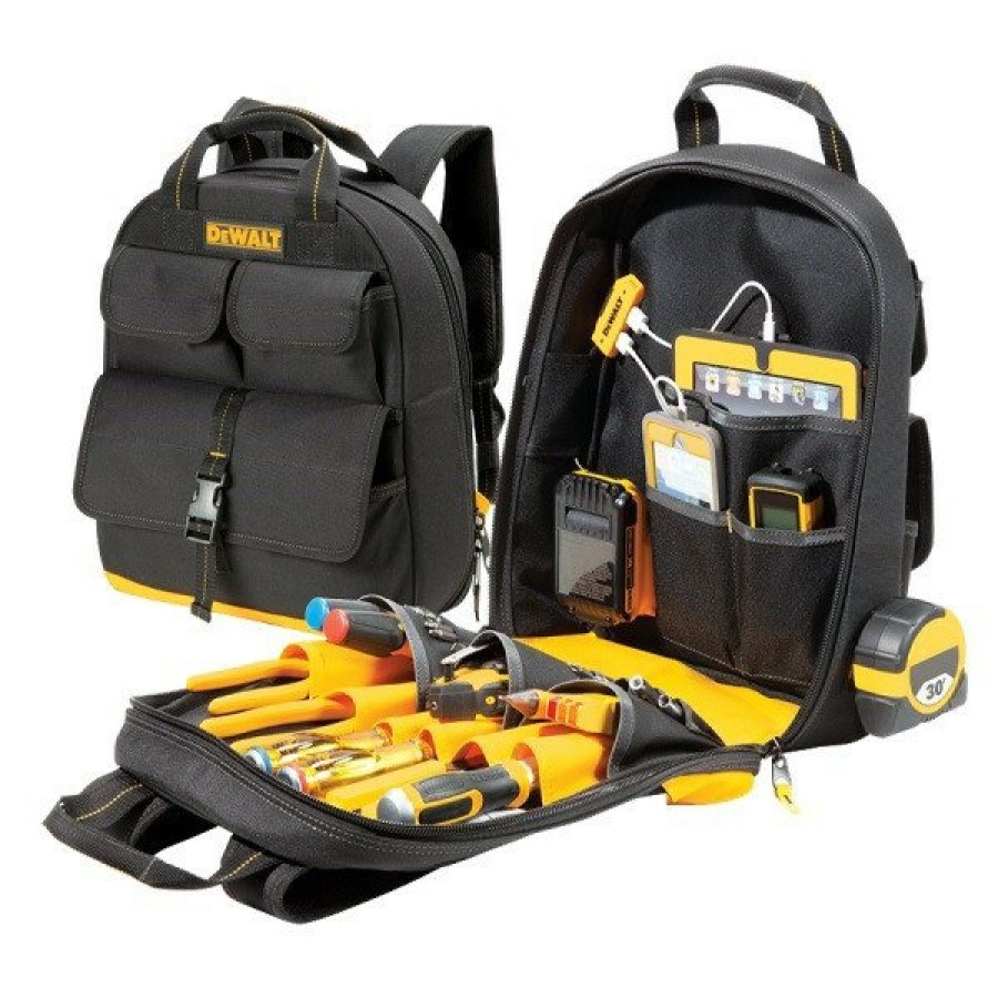 Tool Storage Dewalt | Dewalt Dgc530 23-Pocket Usb Charging Tool Backpack