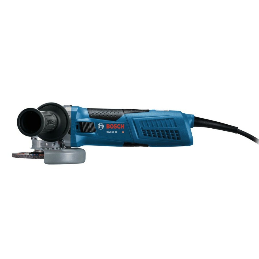 Power Tools Bosch Angle Grinders | Factory Reconditioned Bosch Gwx13-60-Rt 120V 13 Amp 6 In. Corded X-Lock Angle Grinder