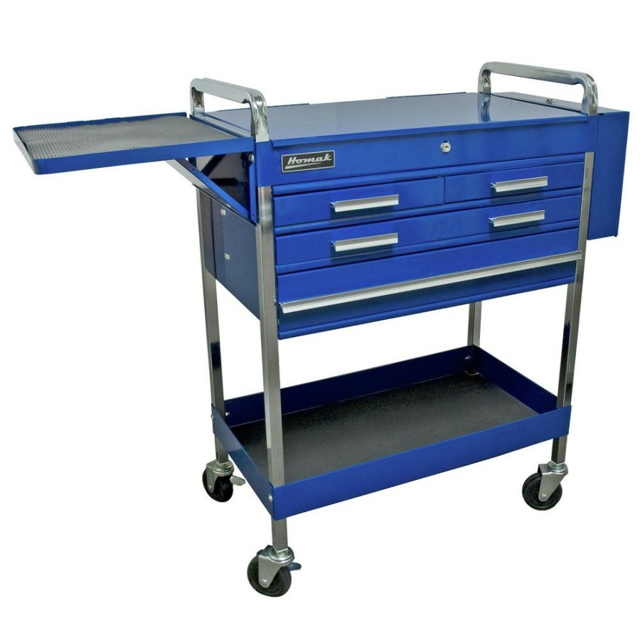 Tool Storage Homak | Homak Bl06036404 30 In. 4-Drawer Flip-Top Cart