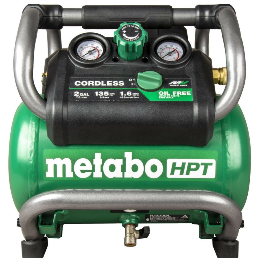 Air Tools And Equipment Metabo HPT Portable Air Compressors | Metabo Hpt Ec36Daq4M Multivolt 36V 2 Gallon Cordless Air Compressor (Tool Only)