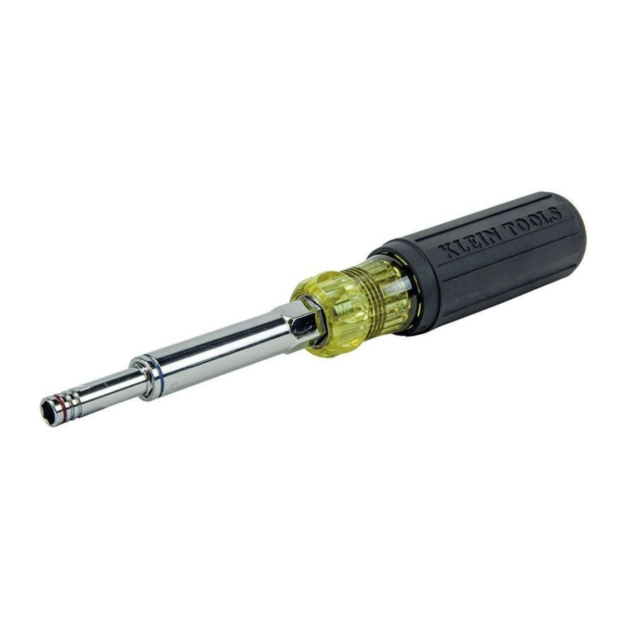 Hand Tools Klein Tools | Klein Tools 32801 5-In-1 Heavy Duty Multi-Bit Screwdriver / Nut Driver