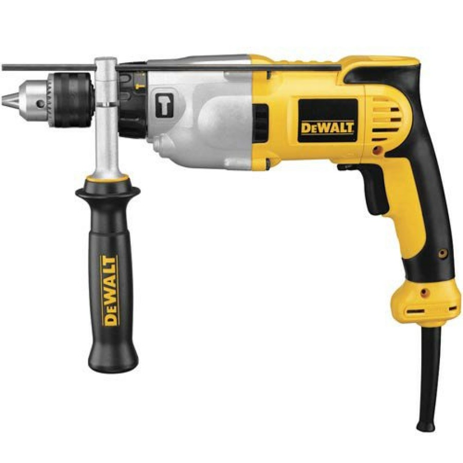 Power Tools Dewalt Hammer Drills | Dewalt Dwd520K 10 Amp Variable Speed Pistol Grip 1/2 In. Corded Hammer Drill Kit