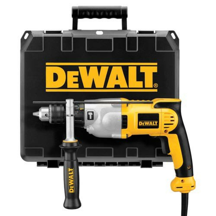 Power Tools Dewalt Hammer Drills | Dewalt Dwd520K 10 Amp Variable Speed Pistol Grip 1/2 In. Corded Hammer Drill Kit