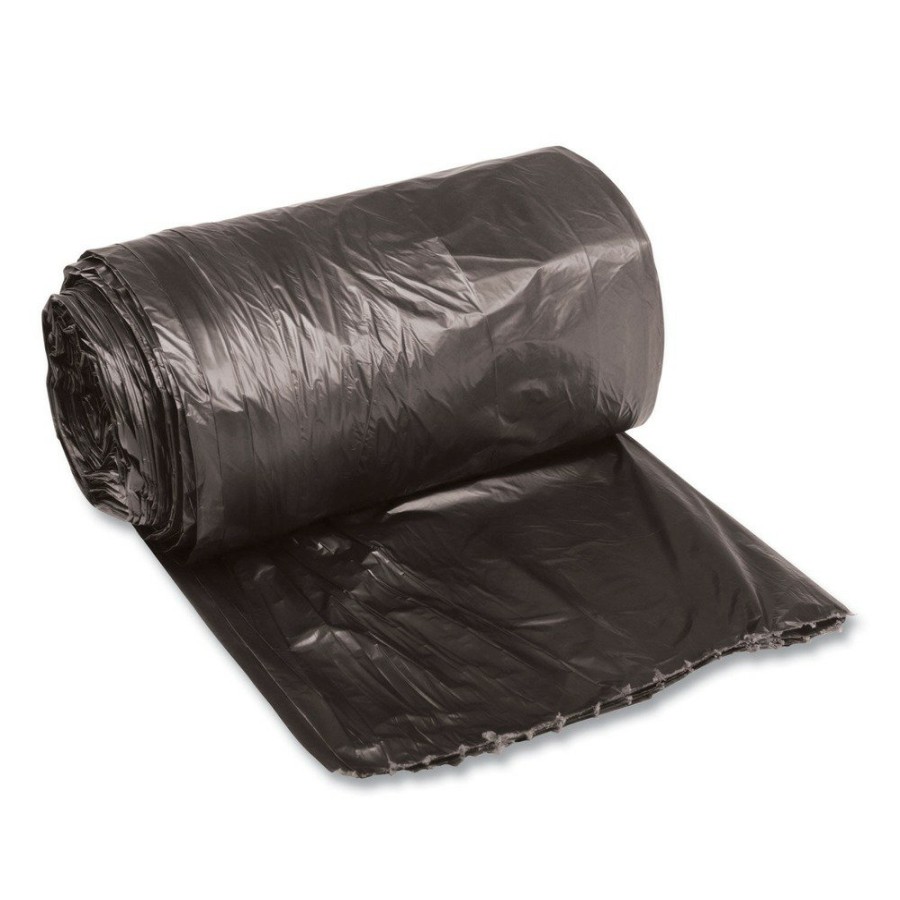 Facility Maintenance & Supplies Boardwalk | Boardwalk H4832Rkkr01 24 In. X 32 In. 16 Gal. 0.35 Mil. Low-Density Waste Can Liners - Black (500/Carton)