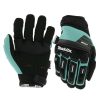 Safety Equipment Makita | Makita T-04254 Advanced Impact Demolition Gloves - Large