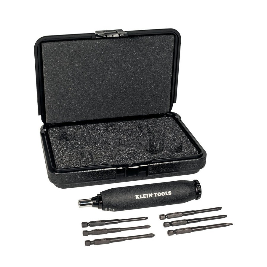 Hand Tools Klein Tools | Klein Tools 57032 7-Piece Torque Screwdriver Set