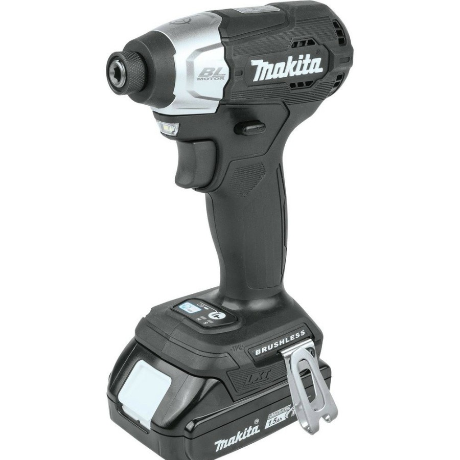 Power Tools Makita Impact Drivers | Makita Xdt18Sy1B 18V Lxt Sub-Compact Brushless Lithium-Ion Cordless Impact Driver Kit (1.5Ah)