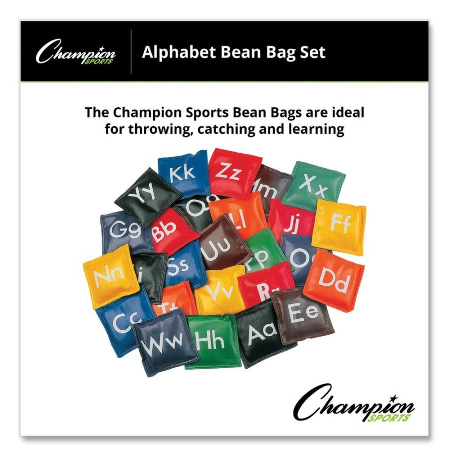 Outdoor Champion Sports | Champion Sports Ab55 Vinyl Alphabet Bean Bag Set - Assorted Colors (26/Set)