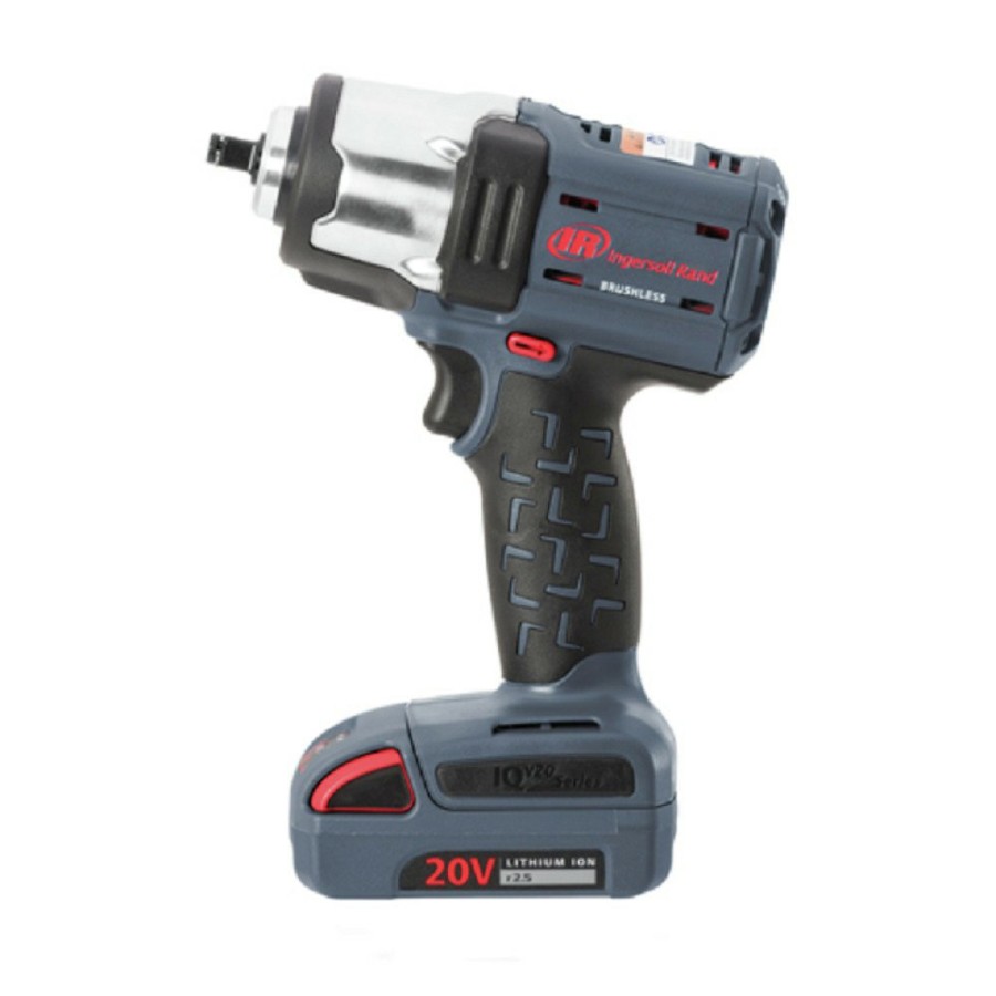 Power Tools Ingersoll Rand | Ingersoll Rand W5133-K22 Brushless Lithium-Ion 1/2 In. Cordless Impact Wrench Kit (5 Ah)