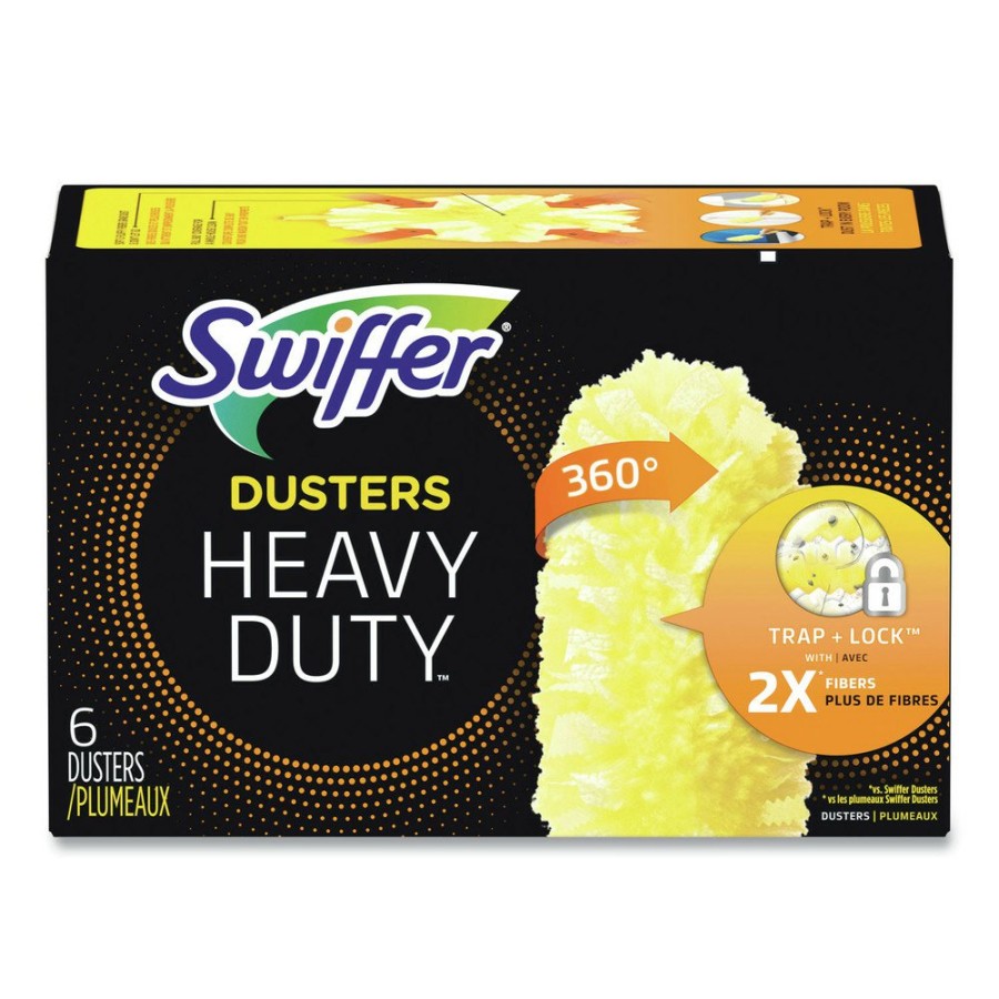 Facility Maintenance & Supplies Swiffer Cleaning Tools | Swiffer 21620Bx Heavy Duty Dust Lock Fiber Dusters Refill (6/Box)