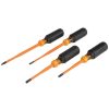 Hand Tools Klein Tools | Klein Tools 33734Ins 1000V Slim Tip Insulated Screwdriver Set (4-Piece)