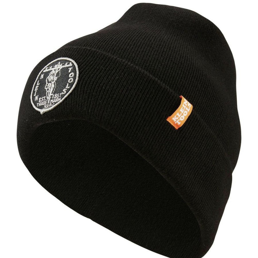 Clothing And Gear Klein Tools | Klein Tools 60388 Heavy Knit Hat - One Size, Black