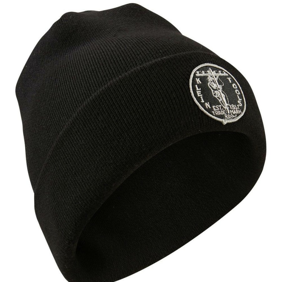 Clothing And Gear Klein Tools | Klein Tools 60388 Heavy Knit Hat - One Size, Black