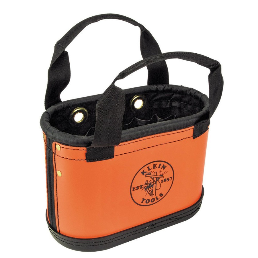 Tool Storage Klein Tools | Klein Tools 5144Hbs Hard Body Oval Bucket - Orange/ Black