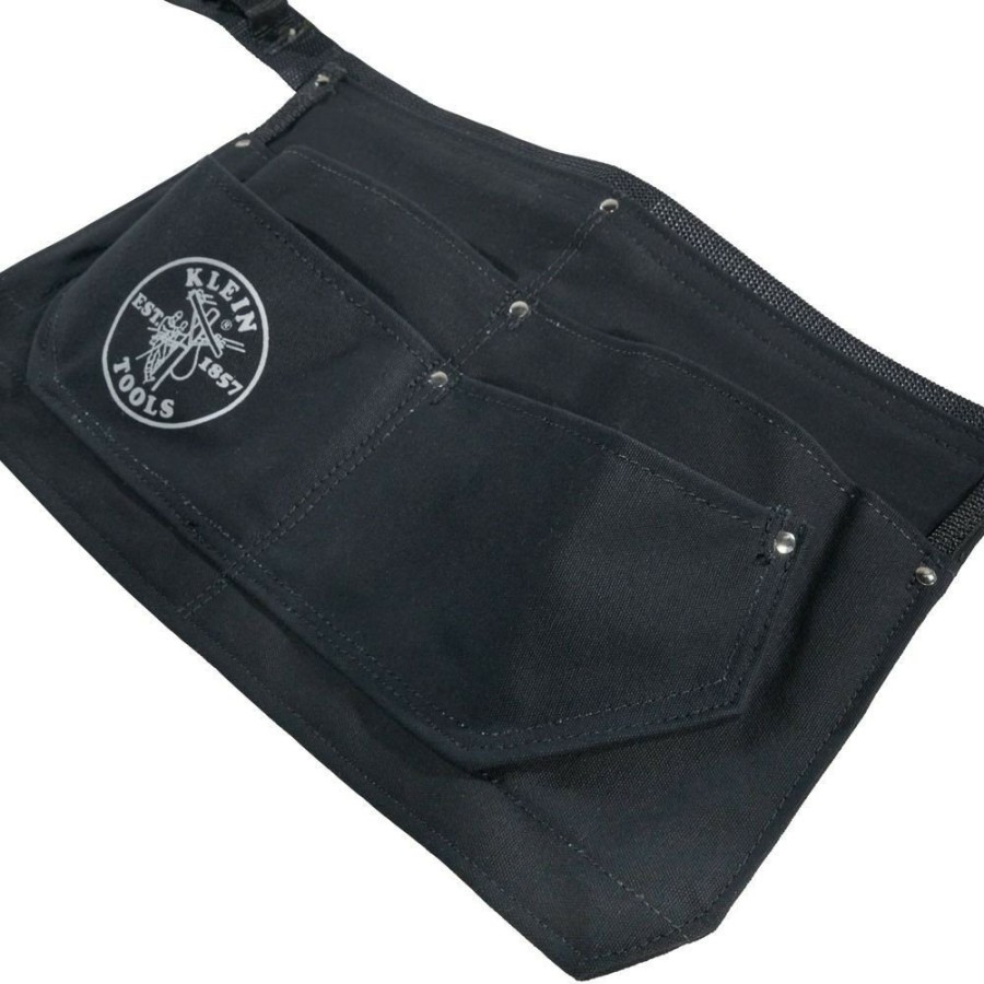 Tool Storage Klein Tools | Klein Tools 42200 Electricians Tool Apron - Medium/Large, Black