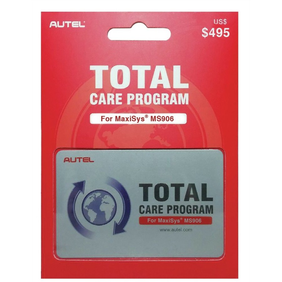 Automotive Autel Scan Tools And Readers | Autel Ms906-1Yrupdate Maxisys Ms906 1 Year Total Care Program Card