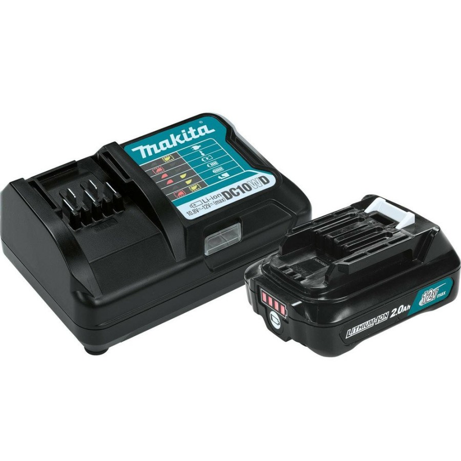 Batteries & Chargers Makita | Makita Bl1021Bdc1 12V Max Cxt 2 Ah Lithium-Ion Battery And Charger Kit