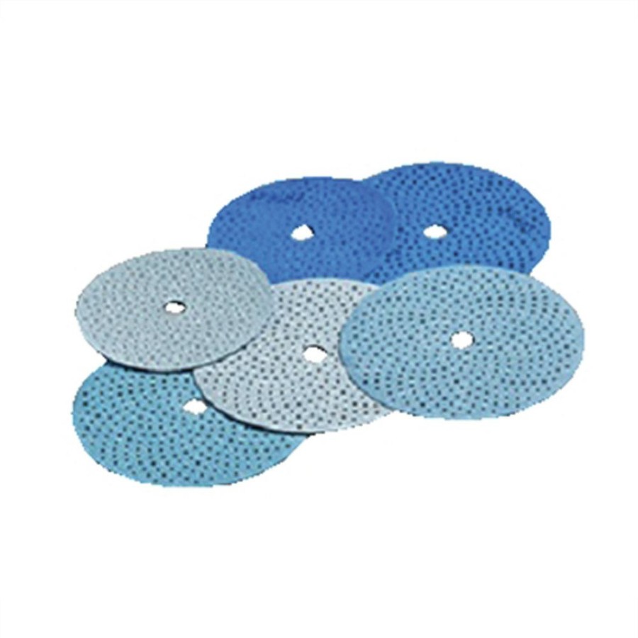 Power Tool Accessories Norton Sanding Discs | Norton 7781 6-Piece Cyclonic Dry Ice 320 Grit 6 In. Multi-Air Discs Pack