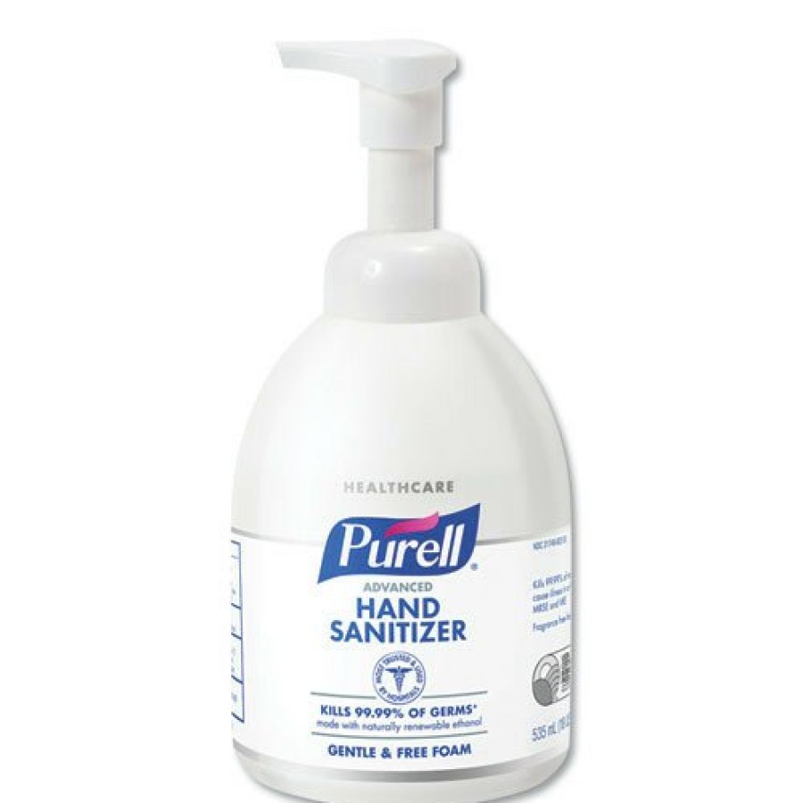 Facility Maintenance & Supplies PURELL Hand Sanitizers | Purell 5791-04 535 Ml Bottle Green Certified Advanced Instant Foam Hand Sanitizer (4/Carton)