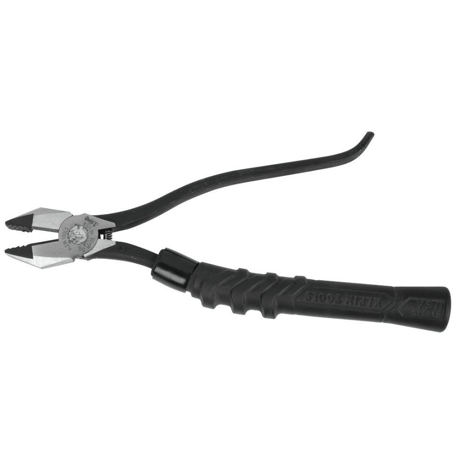 Hand Tools Klein Tools | Klein Tools M2017Csta 9 In. Slim Head Comfort Grip Ironworker'S Pliers With Aggressive Knurl