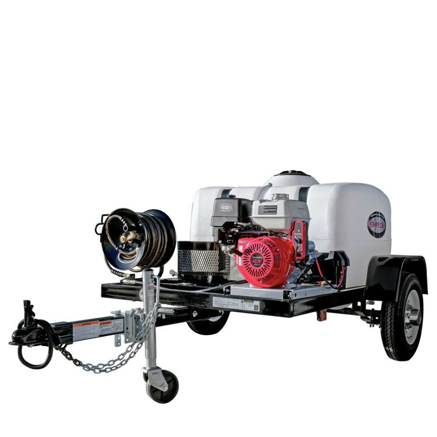 Outdoor Power Tools & Equipment Simpson | Simpson 95003 Trailer 4200 Psi 4.0 Gpm Cold Water Mobile Washing System Powered Honda