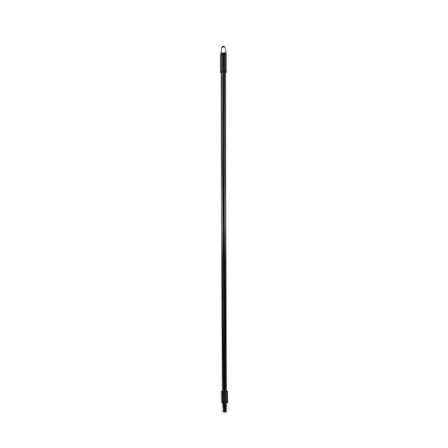 Facility Maintenance & Supplies Boardwalk Cleaning Tools | Boardwalk Bwk636 1 In. X 60 In. Nylon Plastic Threaded End Fiberglass Broom Handle - Black