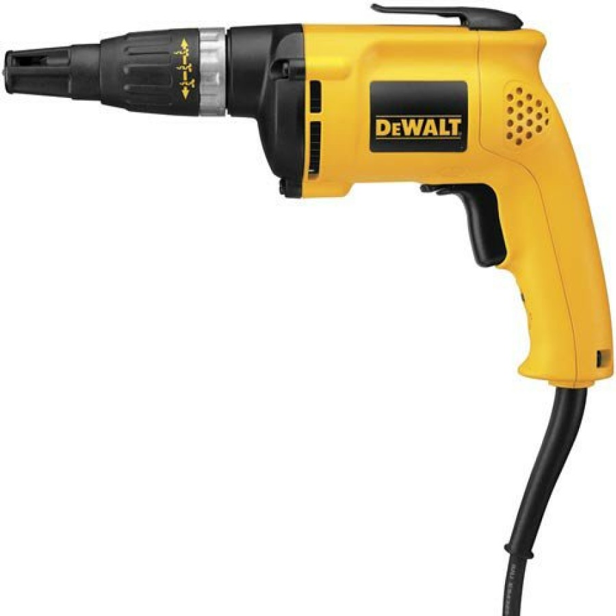 Power Tools Dewalt Screw Guns | Dewalt Dw255 6.0 Amp 0 - 5,300 Rpm Vsr Drywall Screwdriver