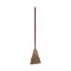 Facility Maintenance & Supplies Boardwalk Cleaning Tools | Boardwalk Bwk951Tea 39 In. Corn Fiber Bristles Lobby/Toy Broom - Red