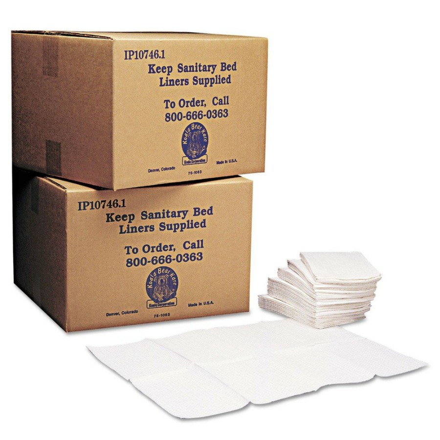 Facility Maintenance & Supplies Koala Kare Hand Wipes | Koala Kare Kb150-99 13 In. X 19 In. Sanitary Baby Changing Station Bed Liners - White (500/Carton)