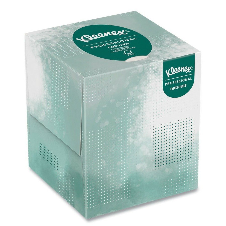 Facility Maintenance & Supplies Kleenex | Kleenex 21272 Naturals 2-Ply Facial Tissues - White (90 Sheets/Box, 36 Boxes/Carton)