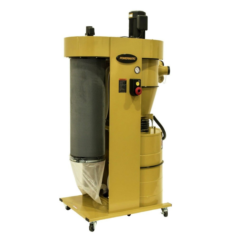 Woodworking Tools Powermatic Dust Collectors | Powermatic 1792200Hk Pm2200-Cyclonic Dust Collector With Hepa Filter Kit